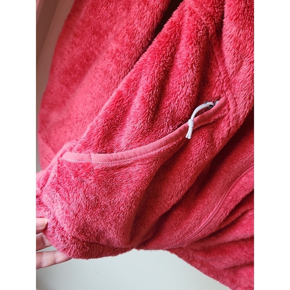 North Face Womens Osito Hooded Jacket Pink - Picture 6 of 16